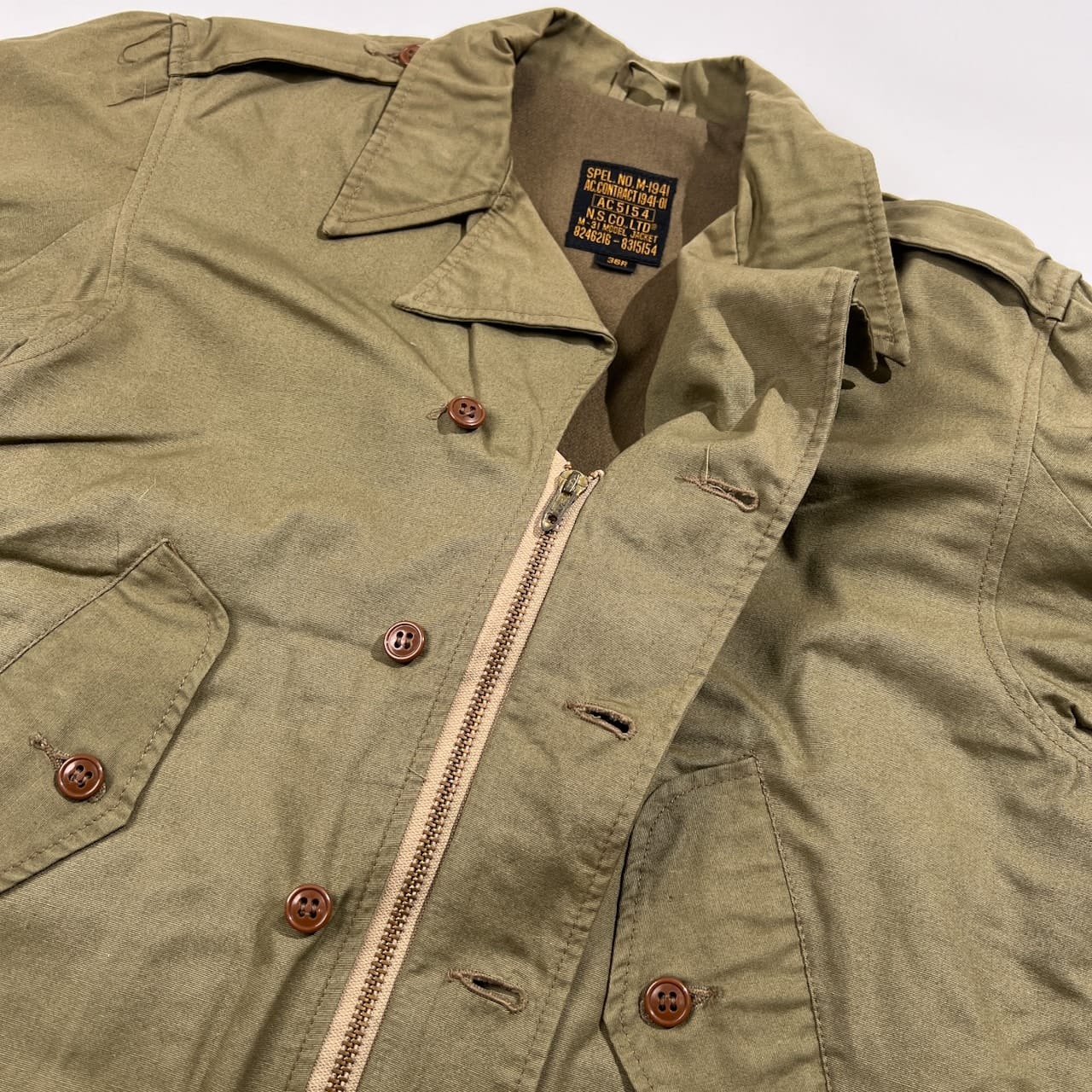 中田商店 US ARMY M-41 FIELD JACKET ミリタリー フィールドジャケット サイズ 36R
