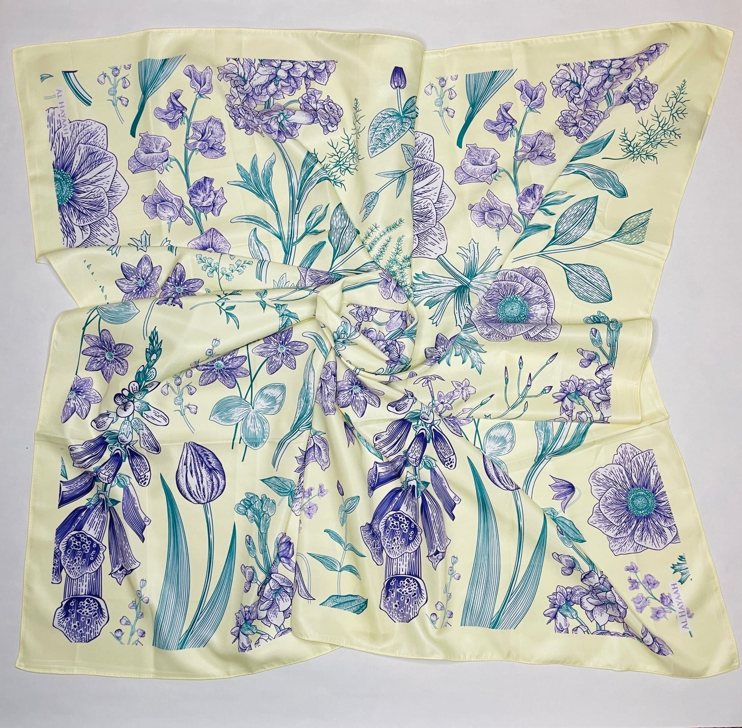 スカーフ（イエロー系）C | Takako Mutiara JAPAN