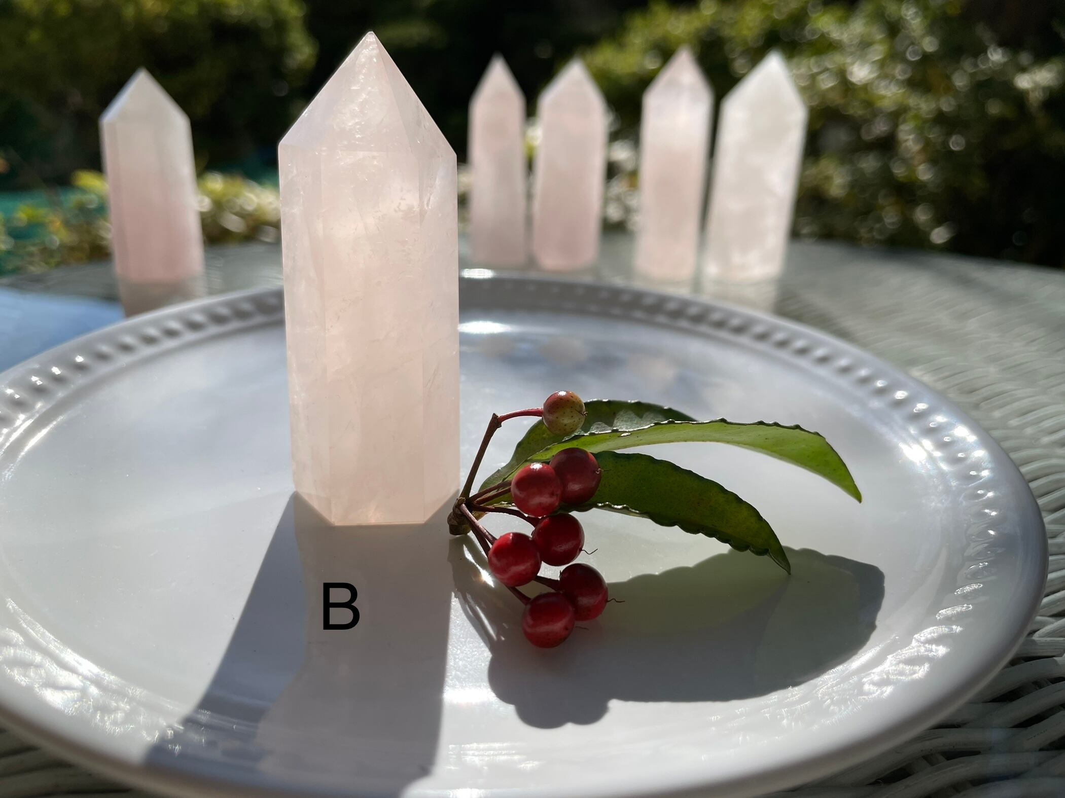 Rose quartz pencil / ローズクォーツペンシル