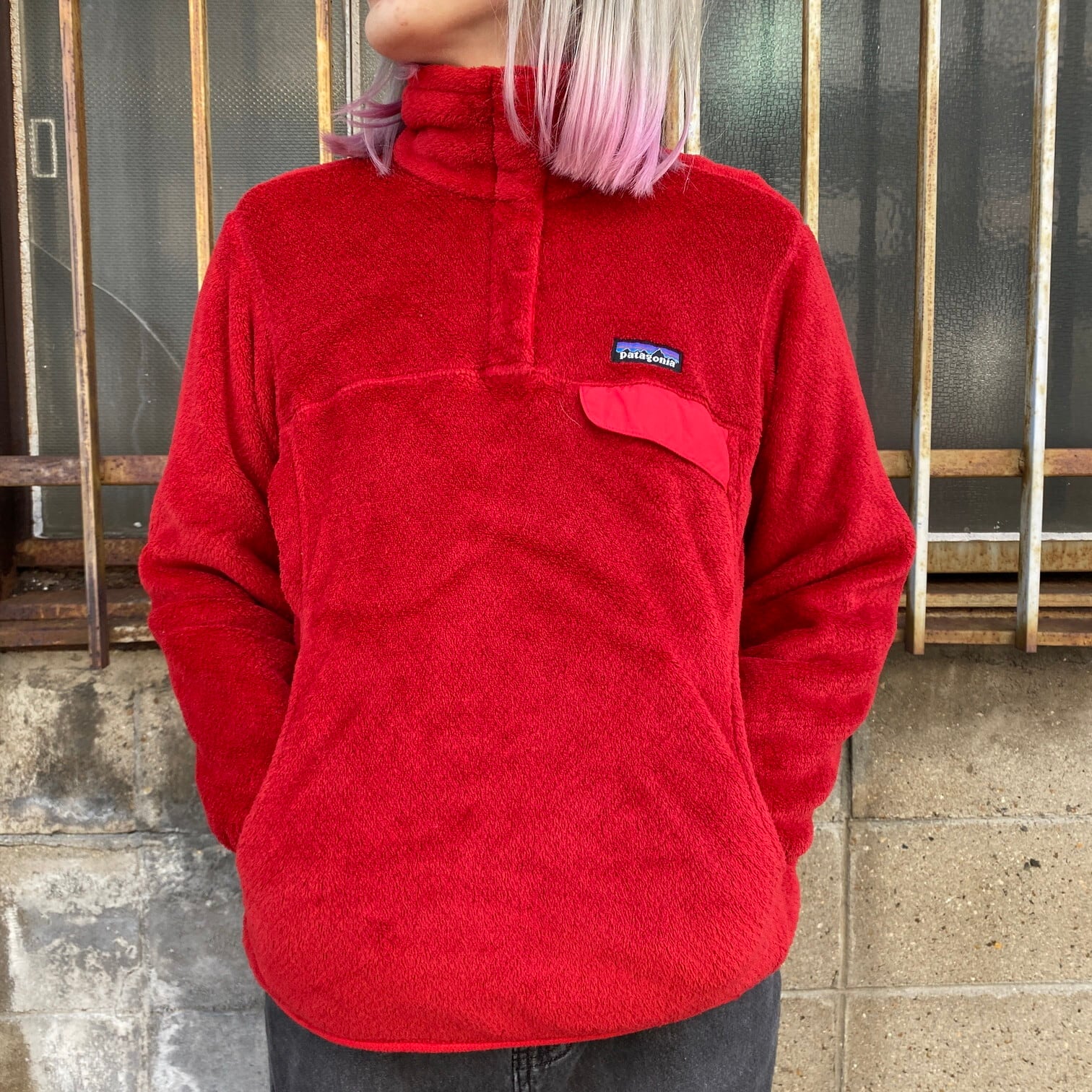 patagonia パタゴニア フリース　赤　レッド