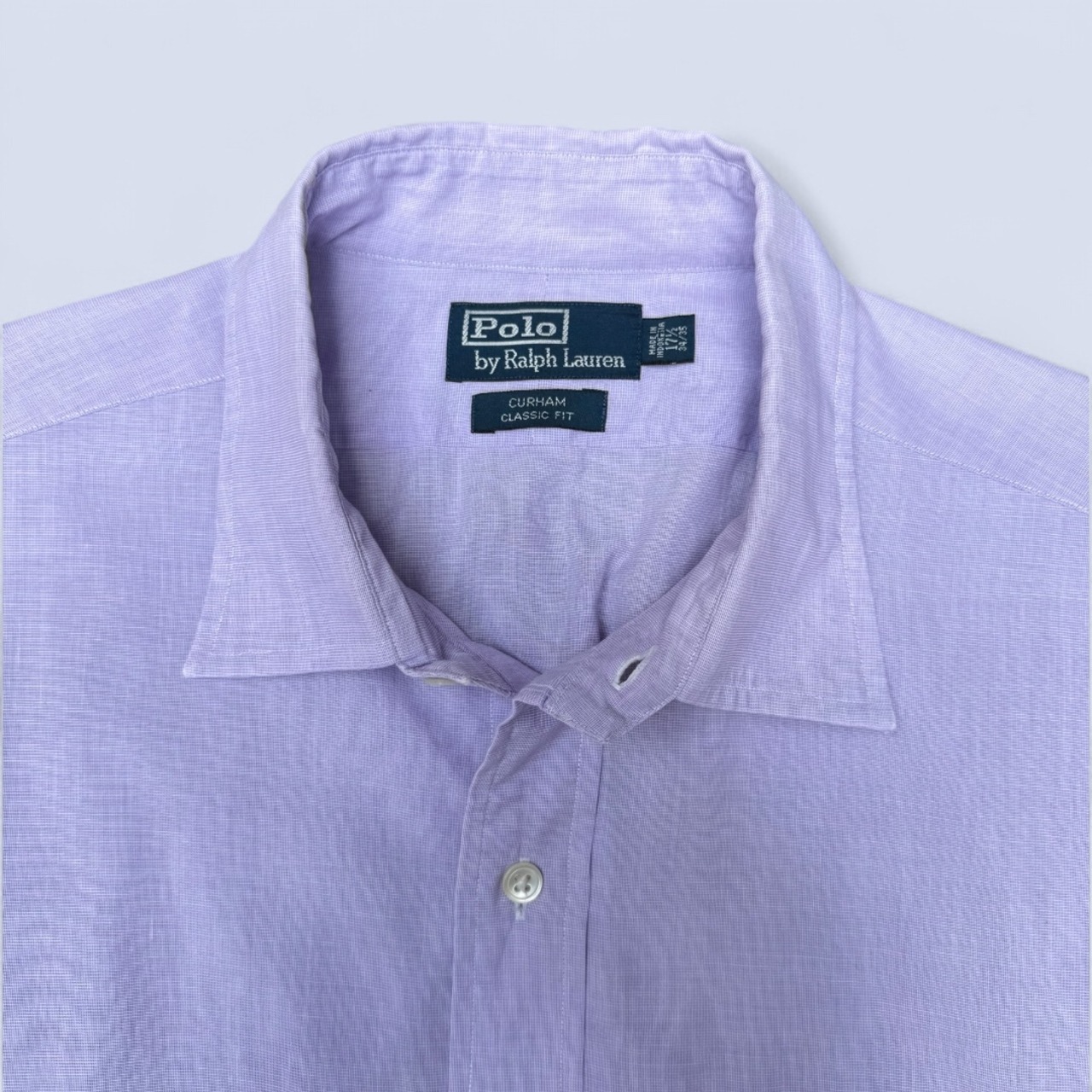 90's POLO RALPHLAUREN COTTON L/S SHIRT