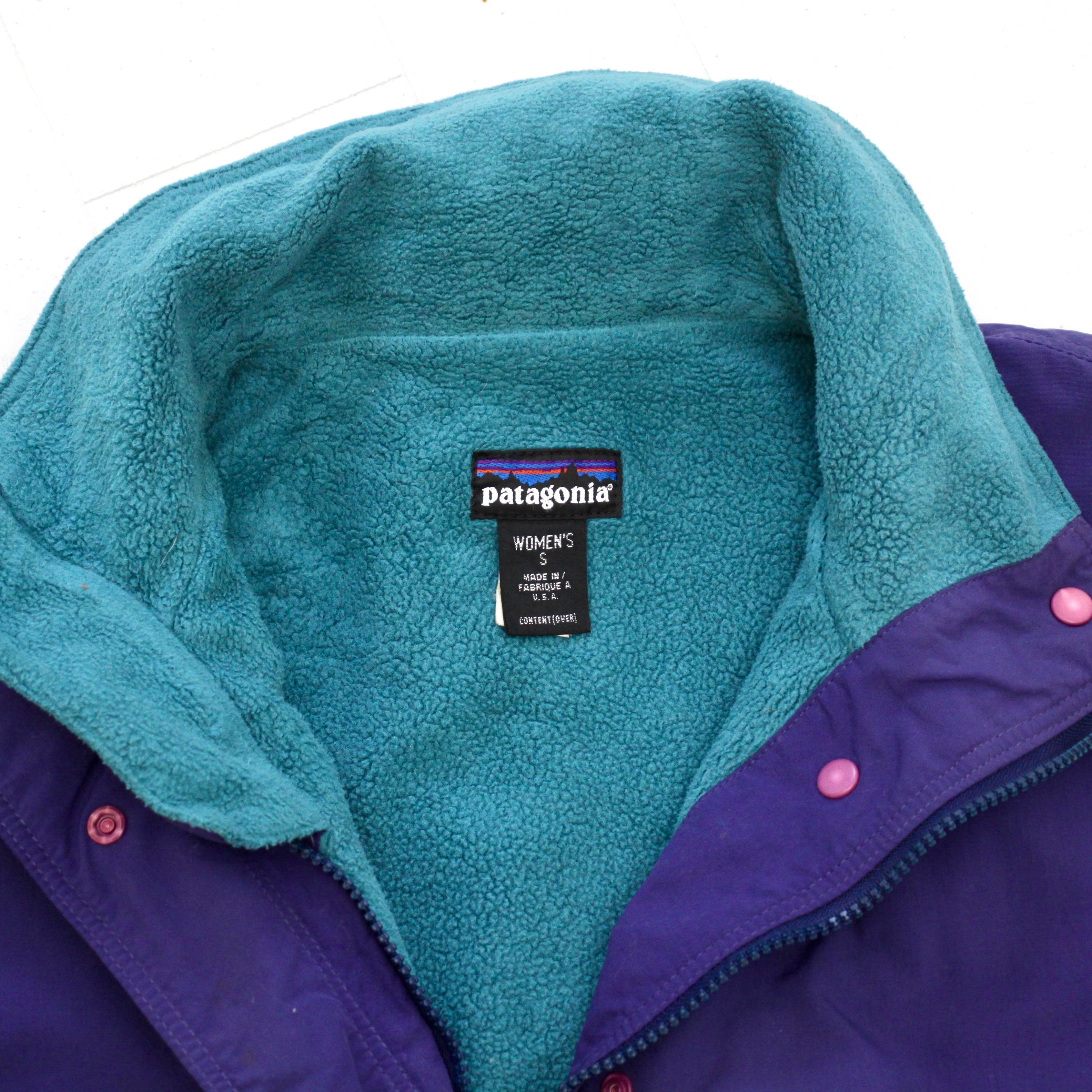 0135 / 1993's patagonia softshell capilene jacket パープル ソフト