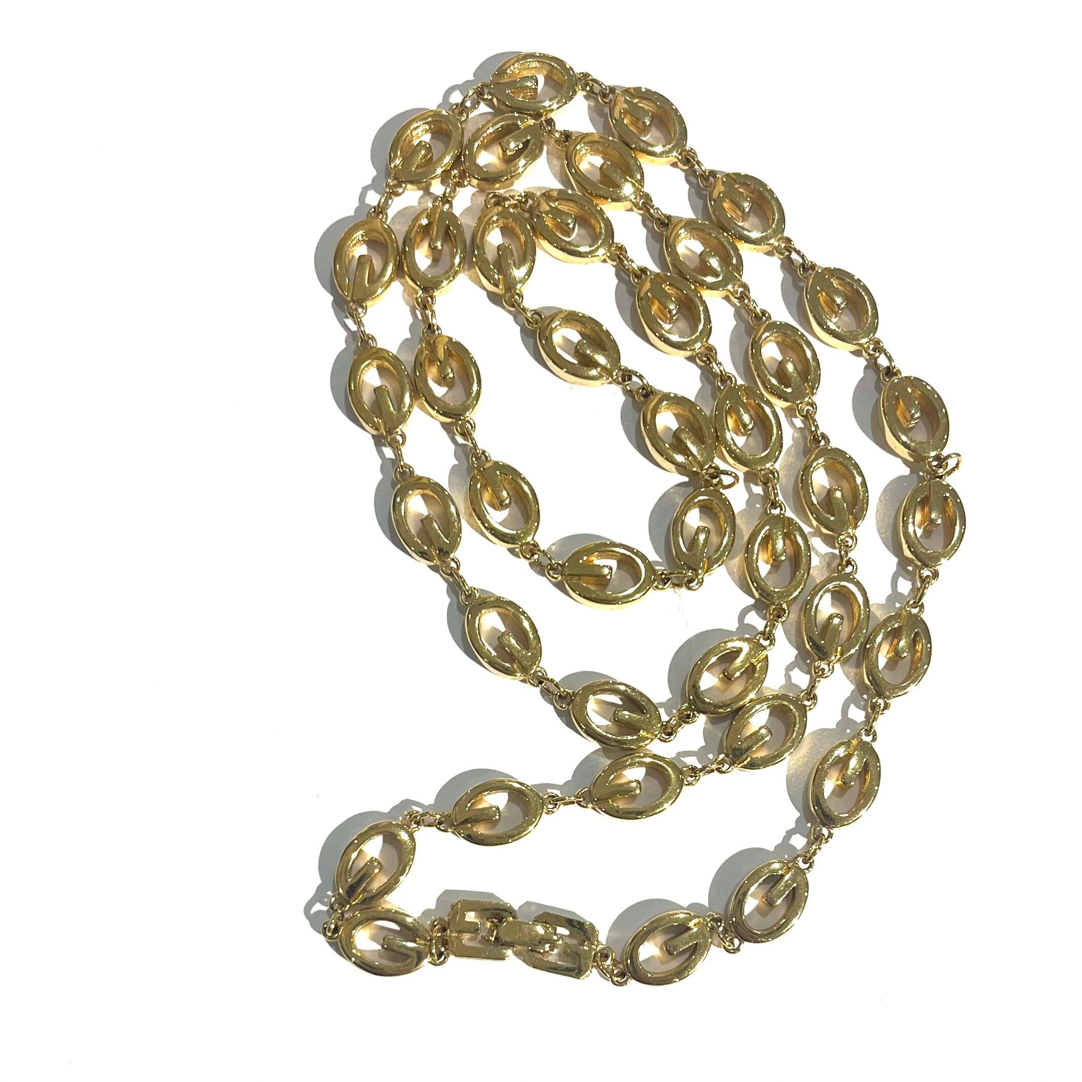 ⭐︎ジバンシー　Givenchy ゴールド ヴィンテージ　ネックレス　美品⭐︎ NG3-【 GIVENCHY 】ジバンシィ・ヴィンテージネックレス Shiny gold