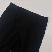 allegri アレグリ 羊毛 タック スラックス パンツ 91/ブラック メンズ 三陽商会