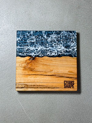 SquarePlate/Coaster 楓 × Seabed
