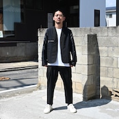KUON(クオン)セットアップ、ヤシキニットベストスタイル