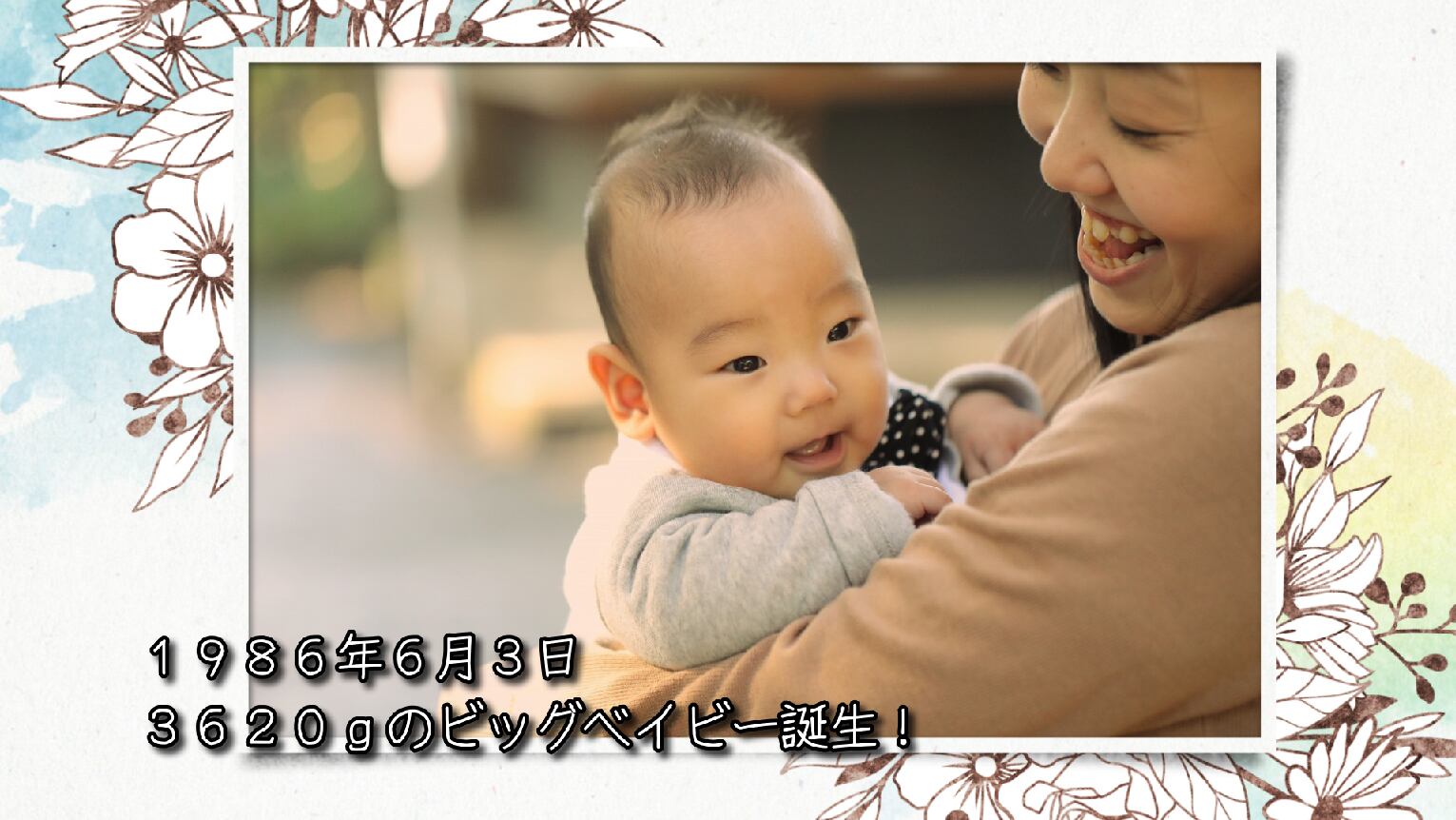 プロフィールムービー 『フルール45枚』 | ウェディングムービーecoo