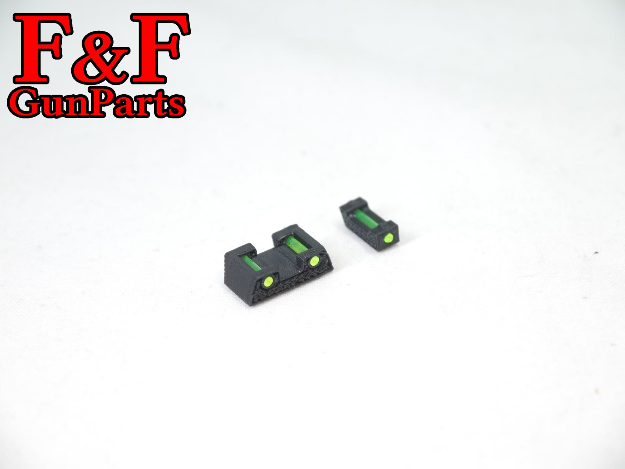 東京マルイ Glock17 エアーコッキング対応 集光ファイバーサイトセット