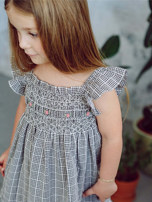 【 happyology / 予約 】Stirling Smocking Dress