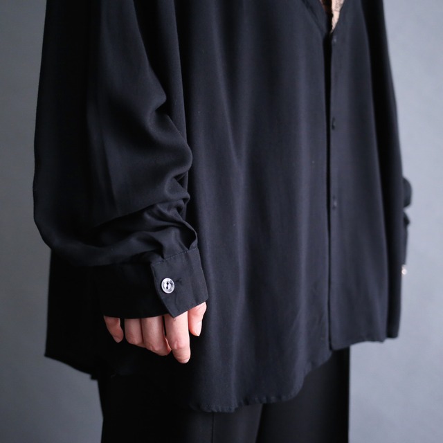 switching art pattern design loose mode shirt