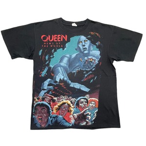 00s QUEEN News Of The World Tシャツ (L)