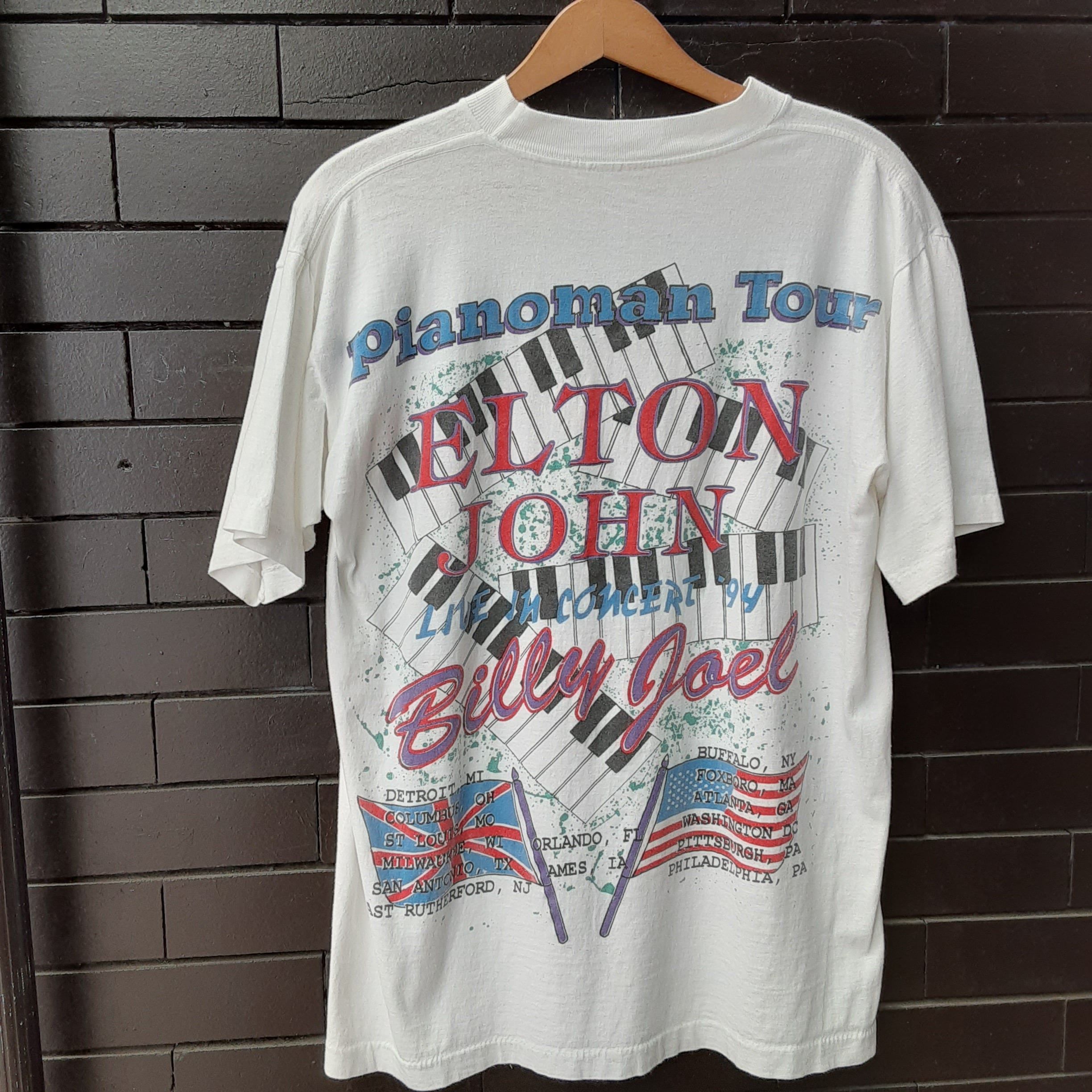 状態VINTAGE 90s ELTON JOHN TEE   エルトンジョン