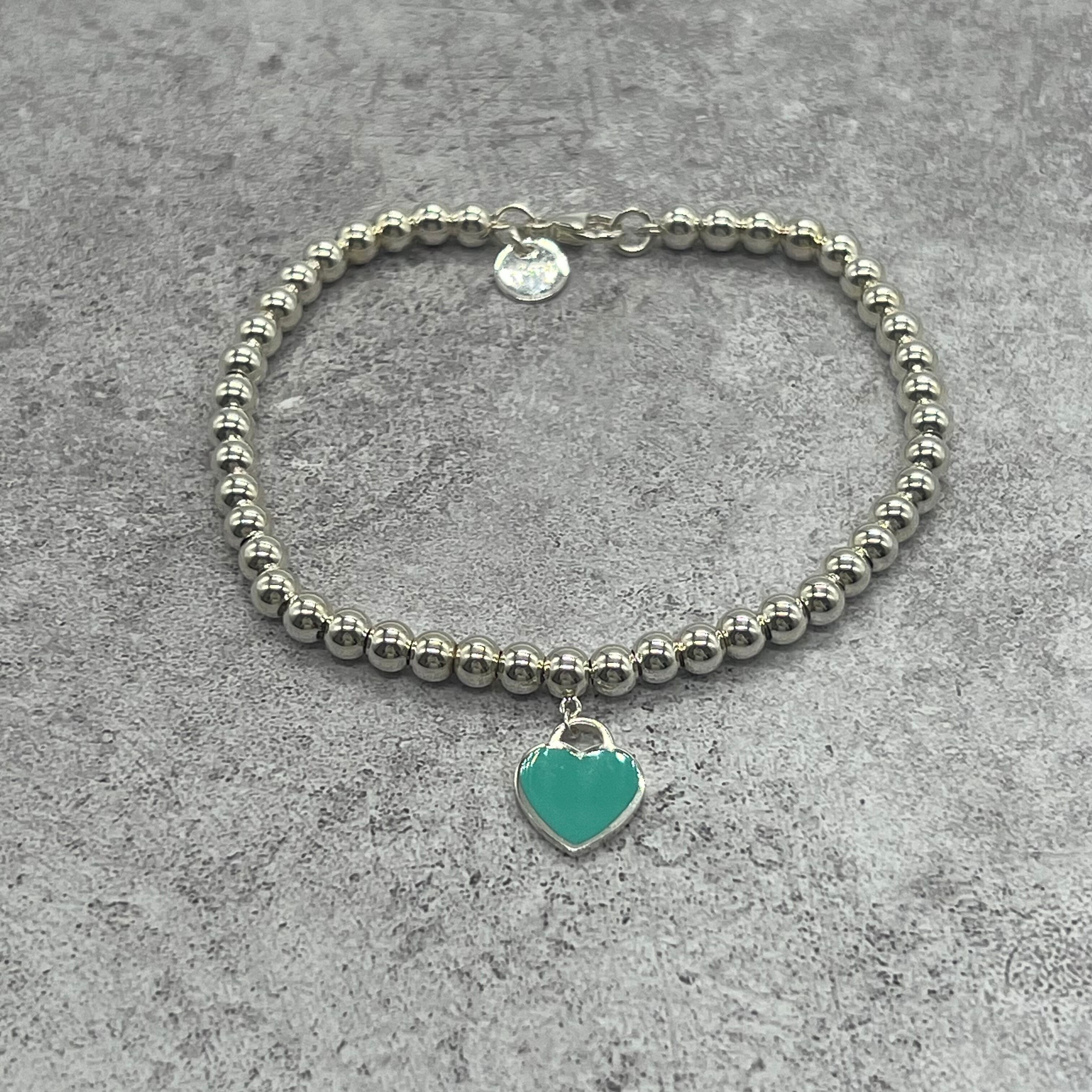 ティファニー TIFFANY リターントゥ ハートタグビーズブレスレット SV