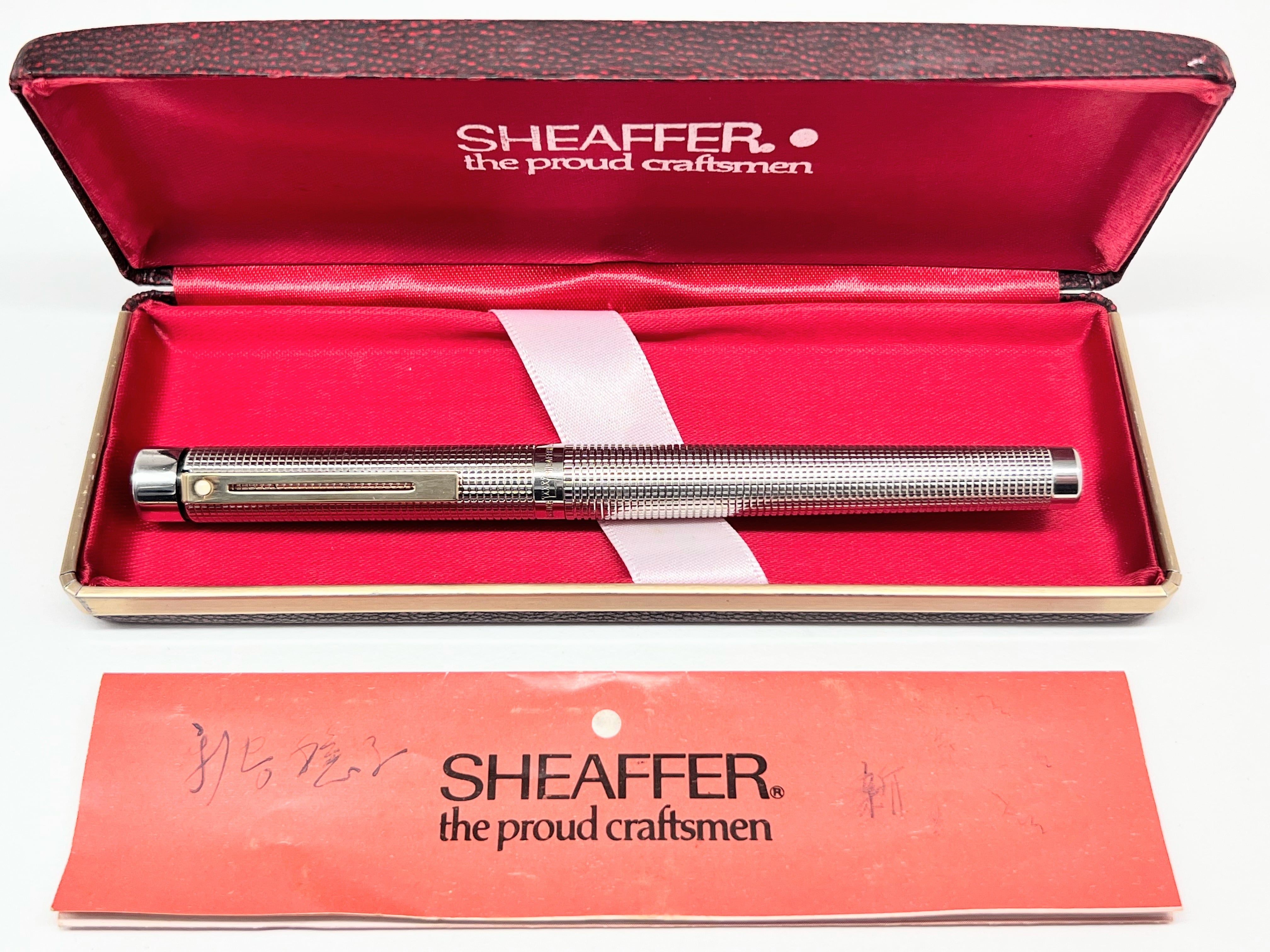 1977　シェーファー タルガ １０１０ Ｘ ダイヤモンドスクエア　SHEAFFER Targa 1010 X　（中字）　23K　　　　　02819