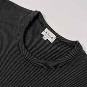 Paul Smith ポールスミス ロンドン リブ ストレッチ 半袖Tシャツ カットソー F フリーサイズ/ダークグレー系