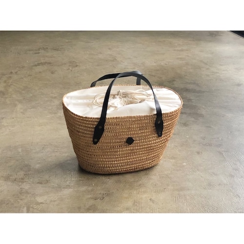 CLEDRAN(クレドラン)『HAND&WORKS』Palm Fiber Basket L