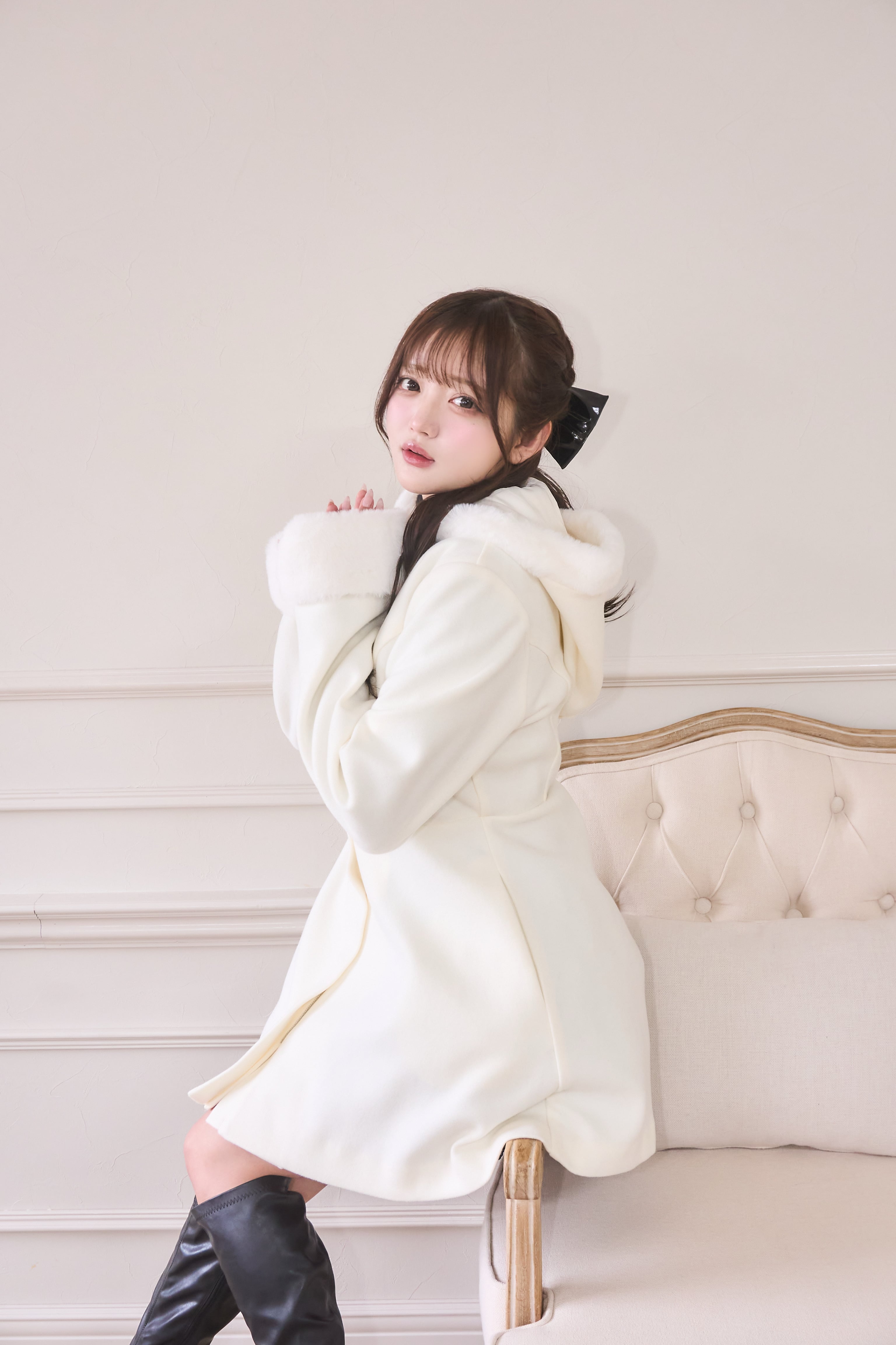 lapin hooded coat
