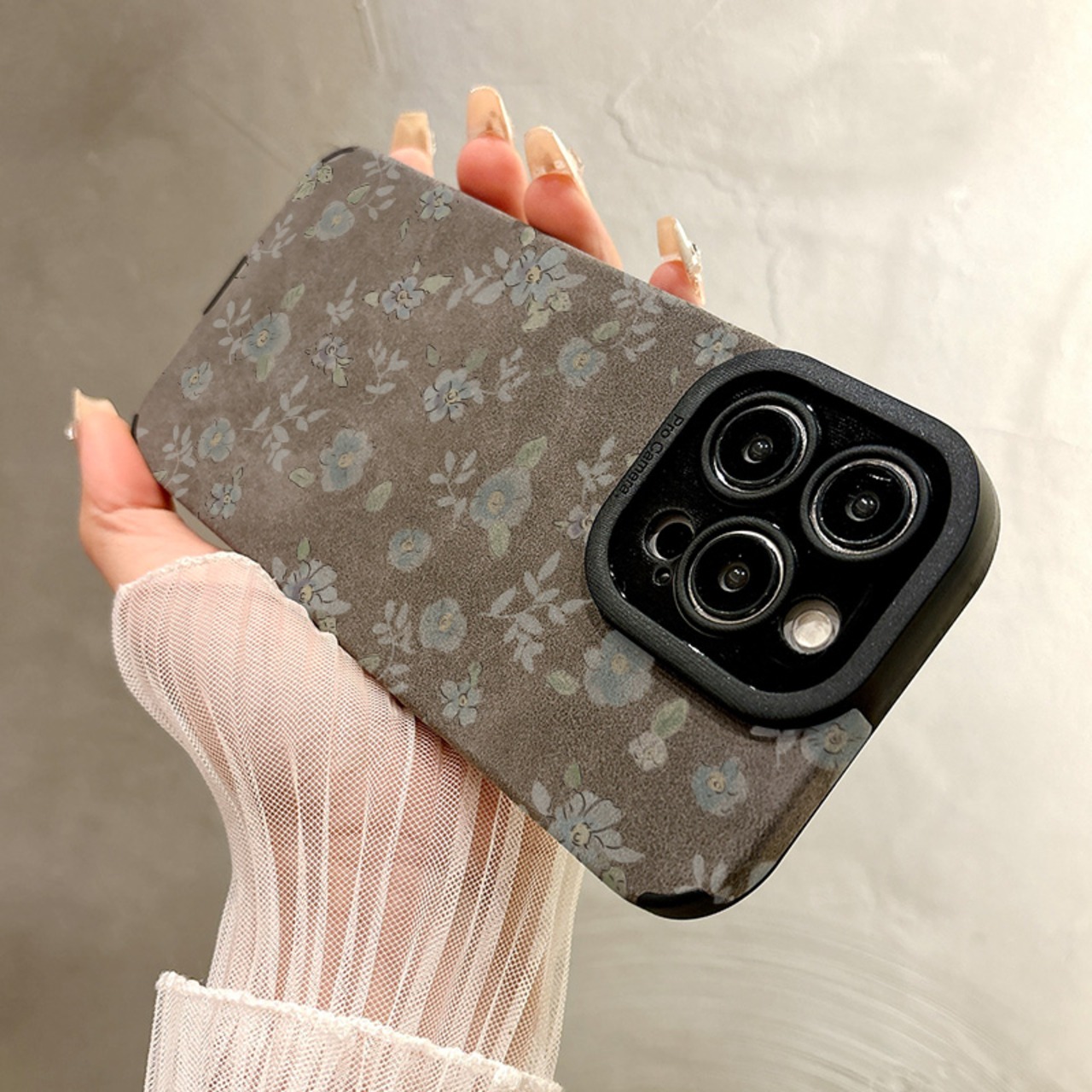 花柄iPhoneケース W10282