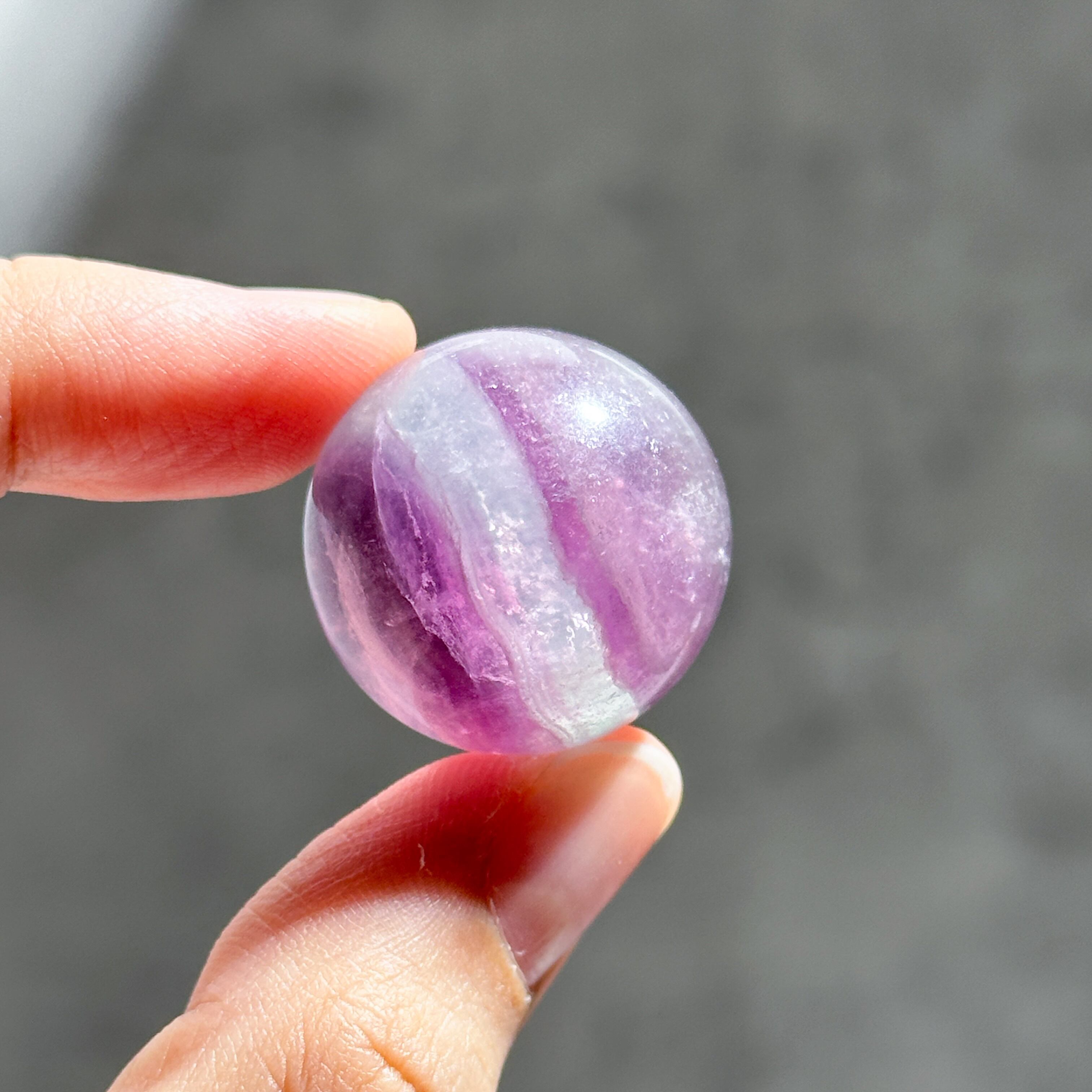 レインボーフローライト スフィア（丸玉）74◇ Rainbow Fluorite