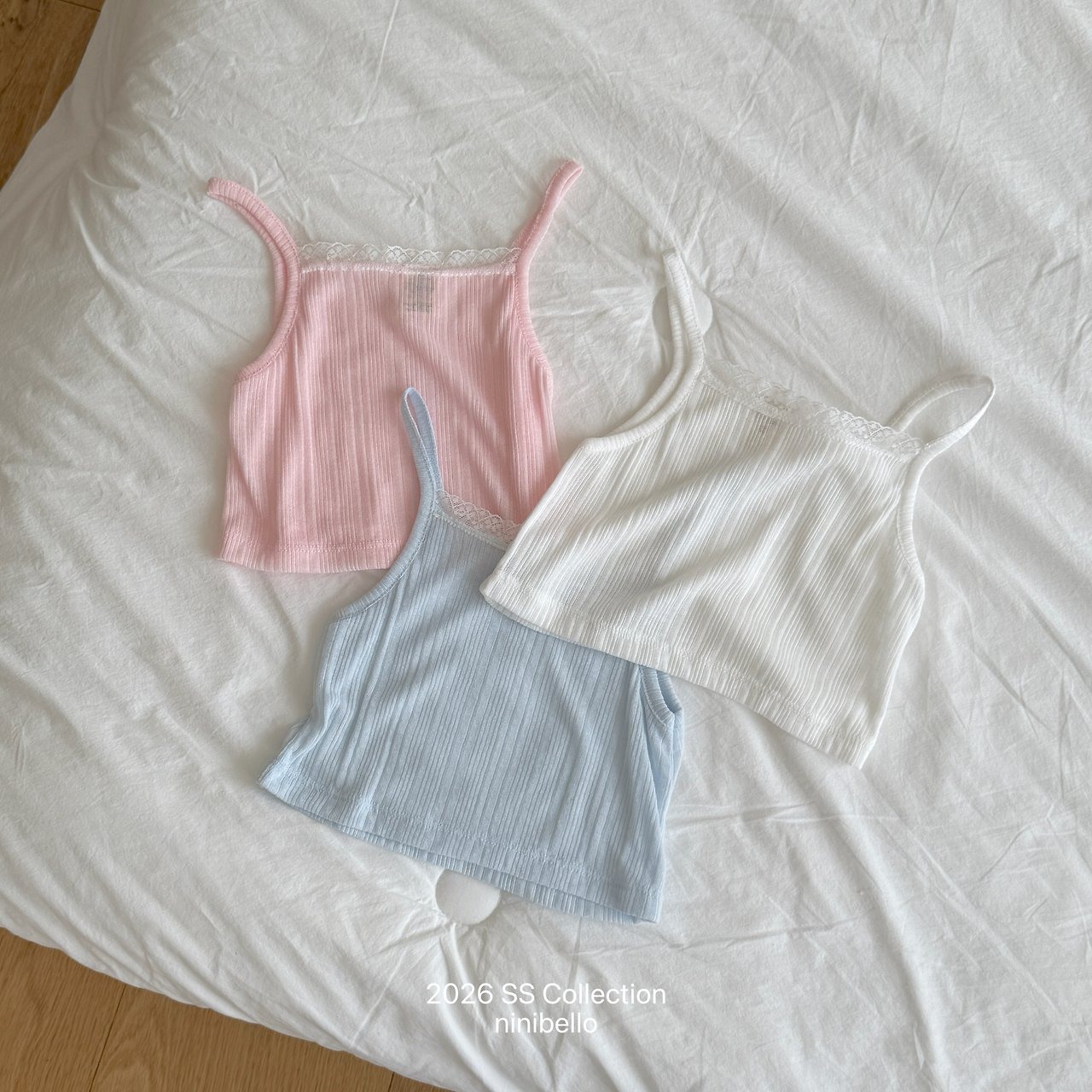 [ninibello] Sherbet Sleeveless Cardigan Set-up +fee2 / [니니벨로] 샤베트나시가디건세트