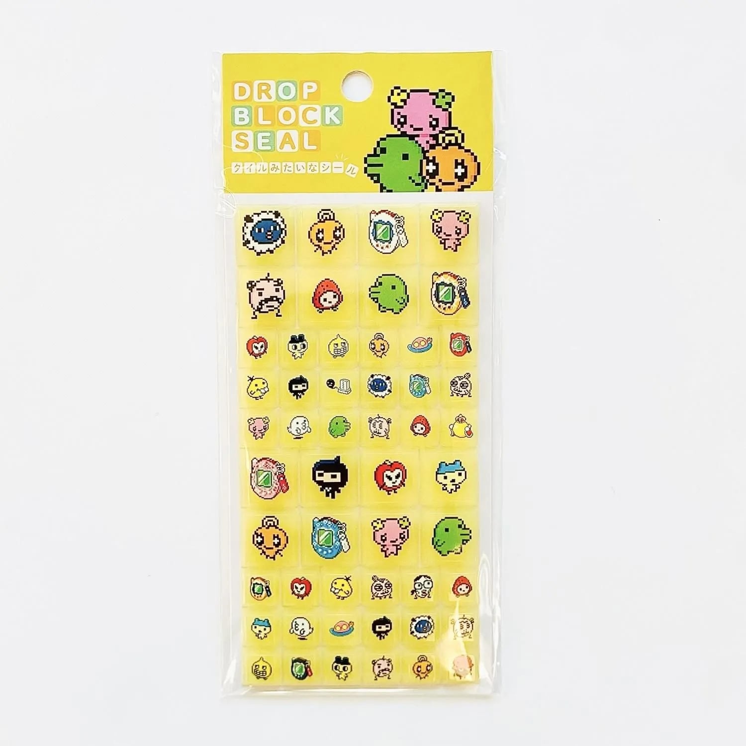 Kamio Japan DROP BLOCK SEAL たまごっち イエロー | TokyoHobbyBase WTJ