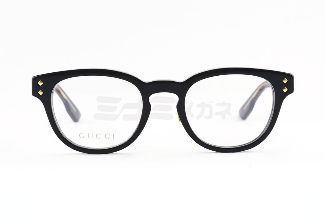 GUCCI メガネ GG1470OJ 001 ウエリントン グッチ テキストロゴ ITALY