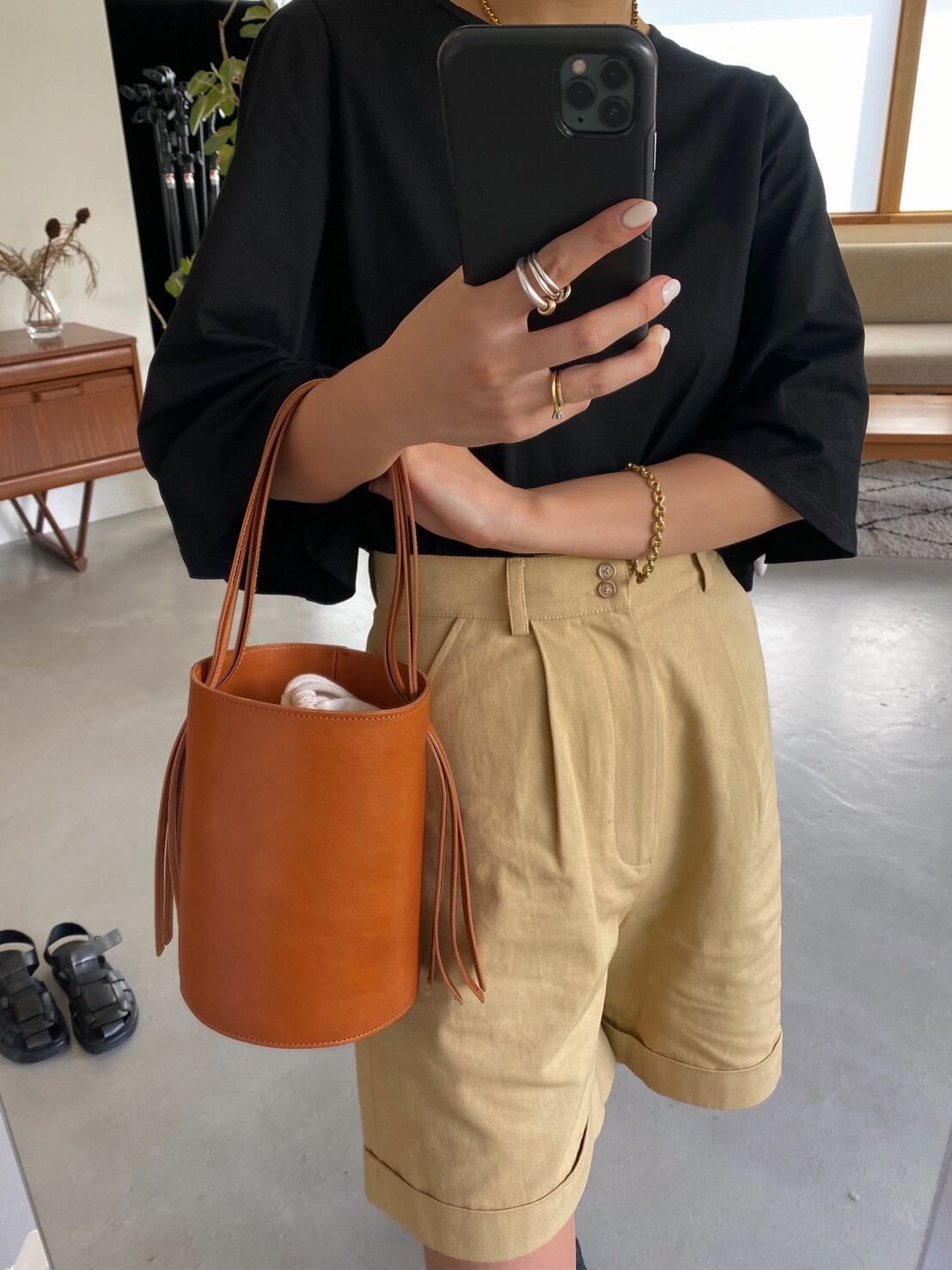 Ayakawasaki♡ヌメ革collaboration bag - ショルダーバッグ
