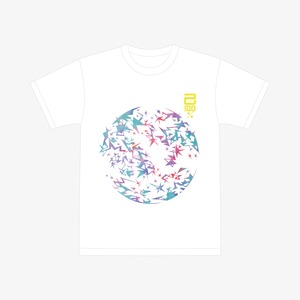 【Tシャツ】 スターダスト・カモフラージュ ○ 己100% / ホワイト