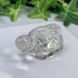 9.透明度高☆親子亀水晶☆