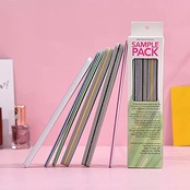 LIKENNY スポンジネイルファイル ジェルネイル ファイル 爪やすり 両面タイプ 爪磨きキューティクル 6本セット（150 180 240 100/180 200/280 1000/4000）