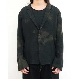 [kujaku] (クジャク) J-486 Bleached Silk Tailored Jacket
