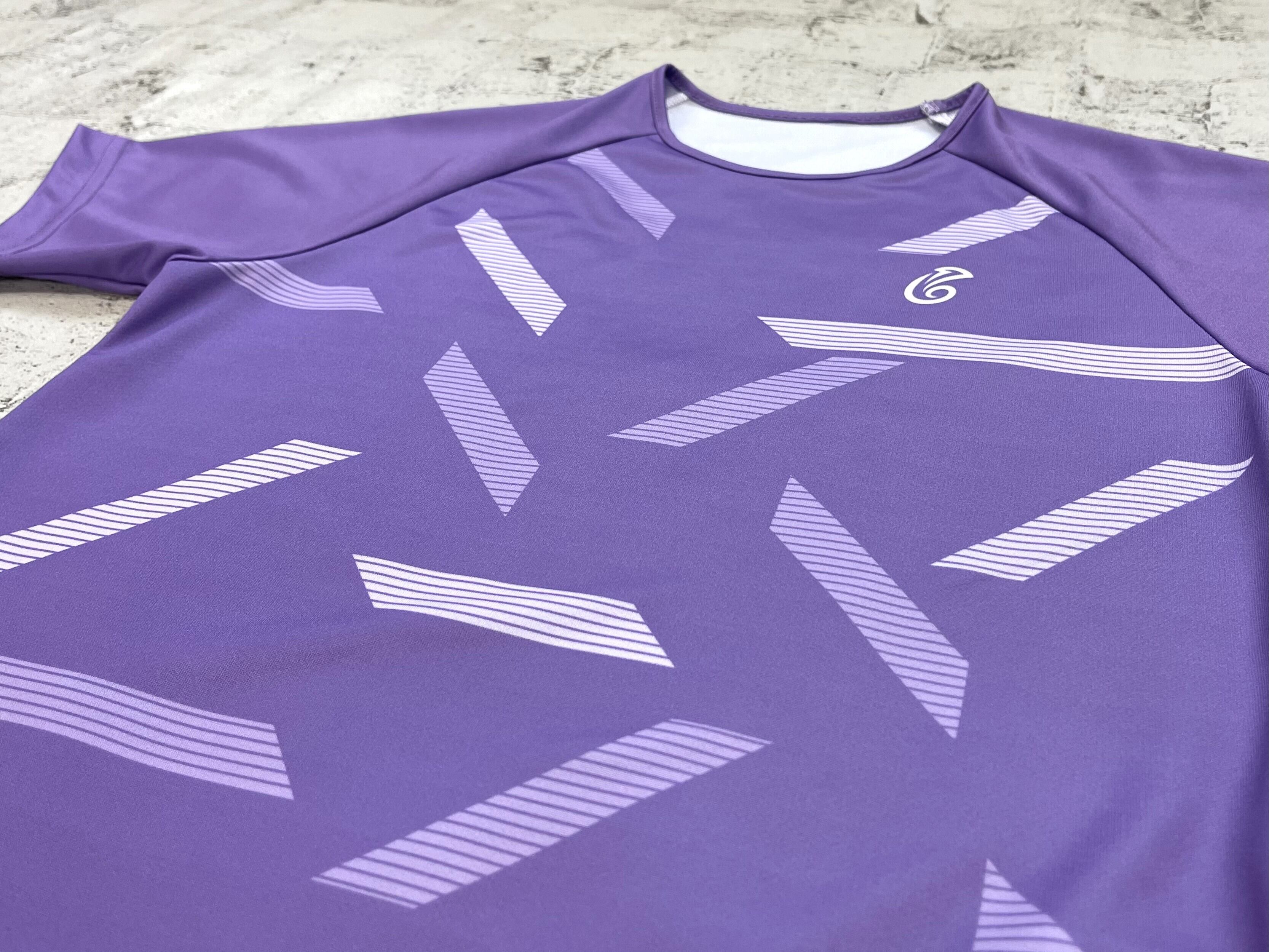 ジュニア 女子 ゲームシャツ 25JLSB【lavender × white】