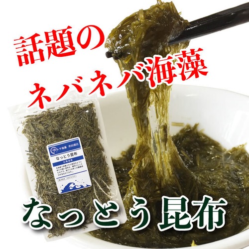 なっとう昆布 40g  お試し 北海道産 がごめ昆布入り 健康 美容 ダイエット ネバネバ
