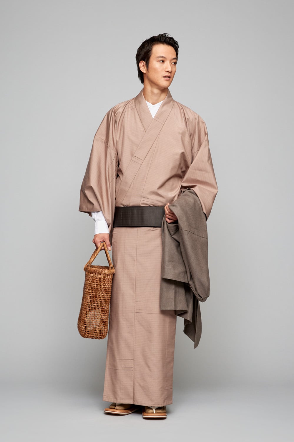 着物 / 十日町紬 / 手摺込み / BROWN（With tailoring） | Y. & SONS