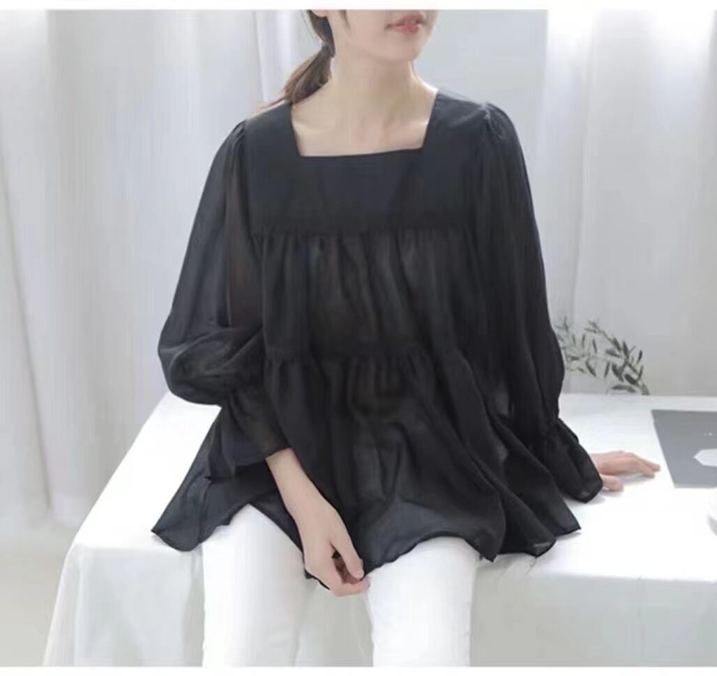 ティアードデザイントップス　AJ22008-906