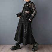 透かしレース ブラック セレクト 30284
