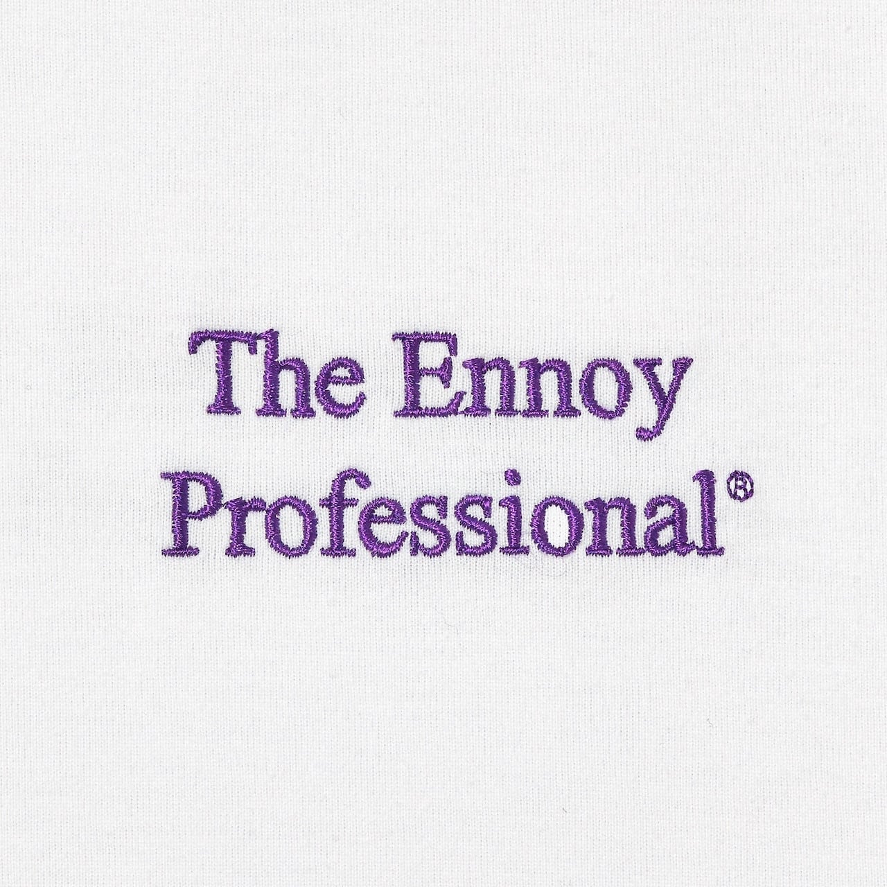 PROFESSIONAL S/S T-SHIRT (WHITE x PURPLE) | ENNOY
