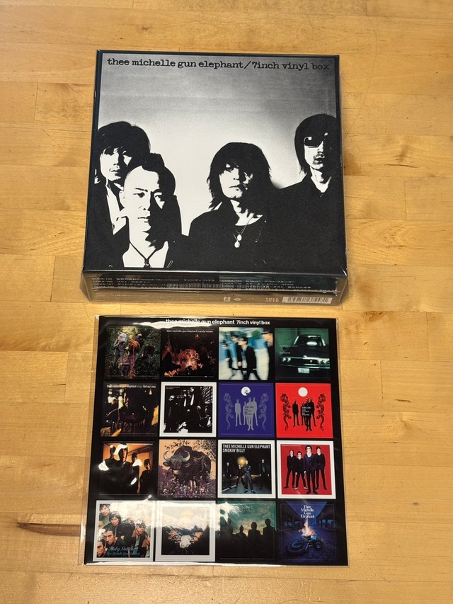 ステッカー付【生産限定盤】THEE MICHELLE GUN ELEPHANT「7inch vinyl box」アナログ盤（7インチ8枚組）