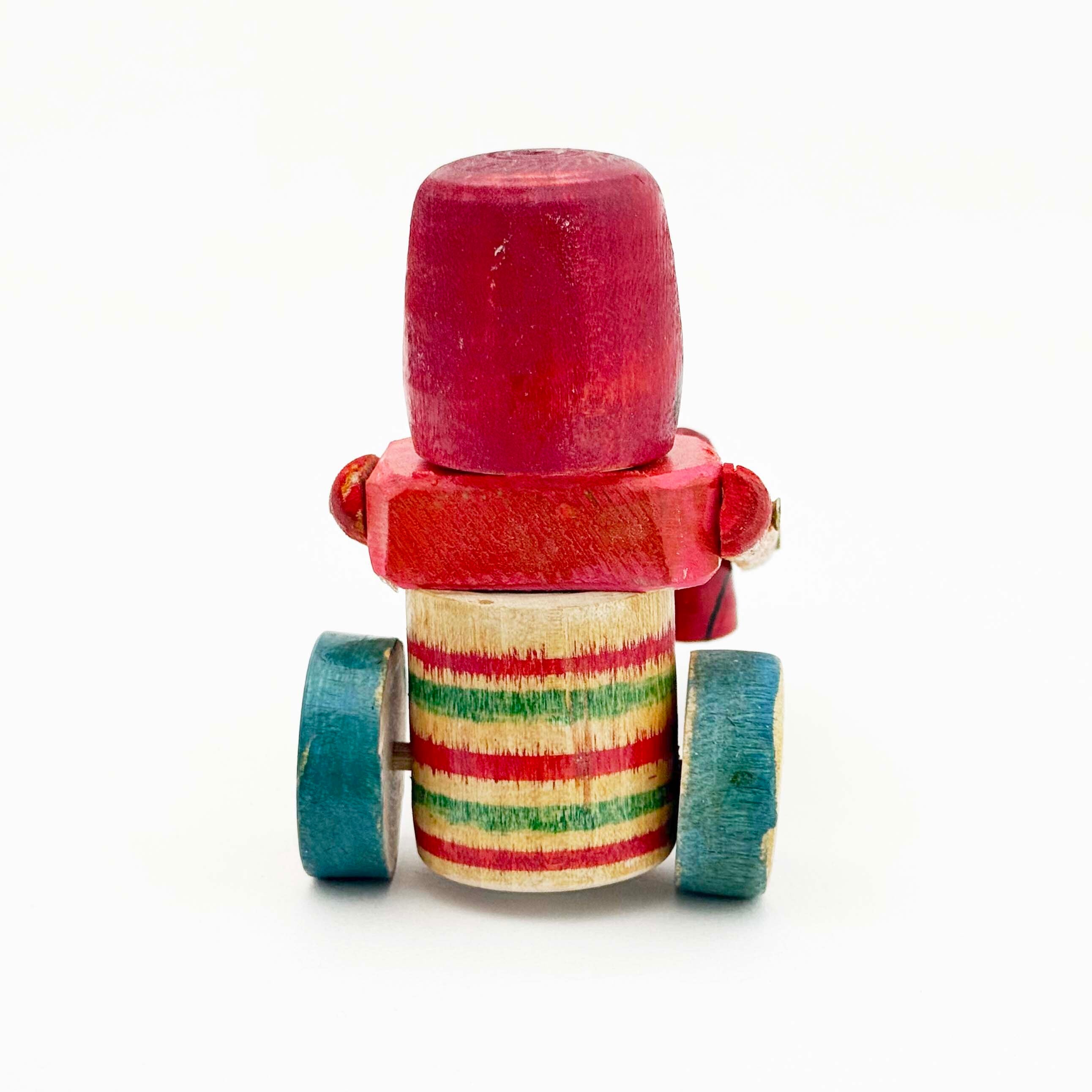 はりまや木地玩具「だるま三輪車」