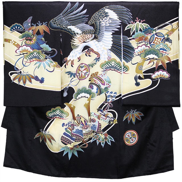 男の子産着【正絹】AL0030