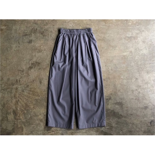 nicholson&nicholson(ニコルソン＆ニコルソン) 『HAKAMA-CO』Cotton Compact Yarn 2Pleats Wide  Easy Pants