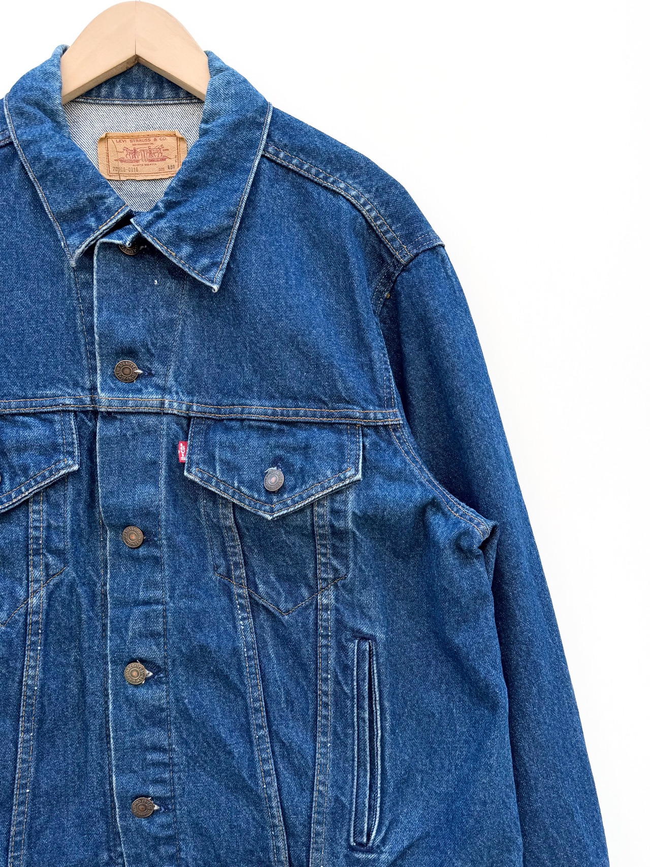 80s Levi’s 70506 DENIM JACKET MADE IN USA Size 48