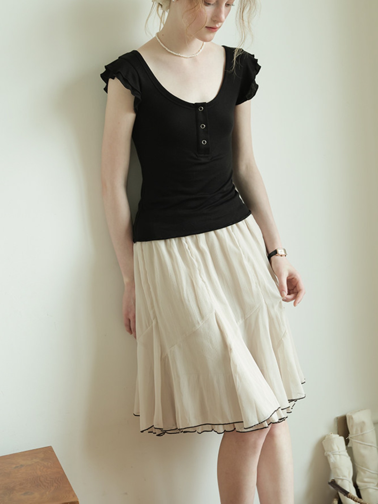 Étoile Ballet Frill Top F0700
