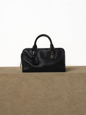 LOEWE ロエベ ブラック アマソナ28 ゴールド金具 ハンドバッグ　
