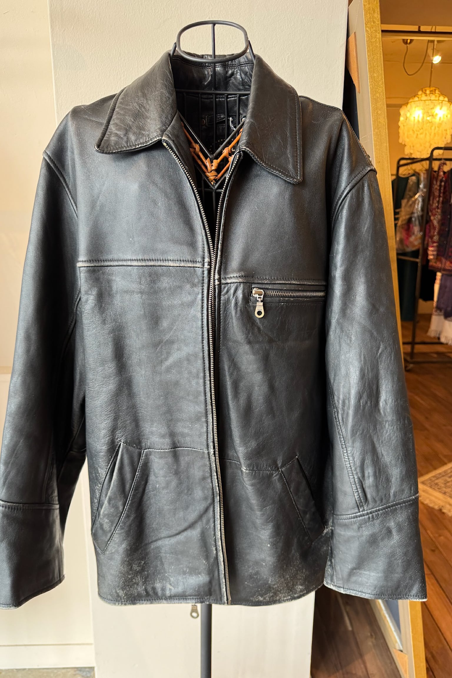 JCC ヴィンテージレザーブルゾン