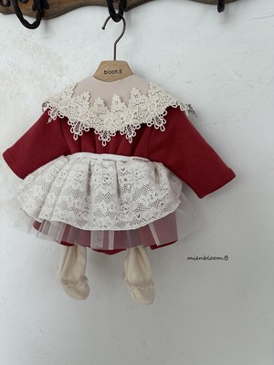 mien bloom B［取寄］chacha suit (bonnet set) 26winter