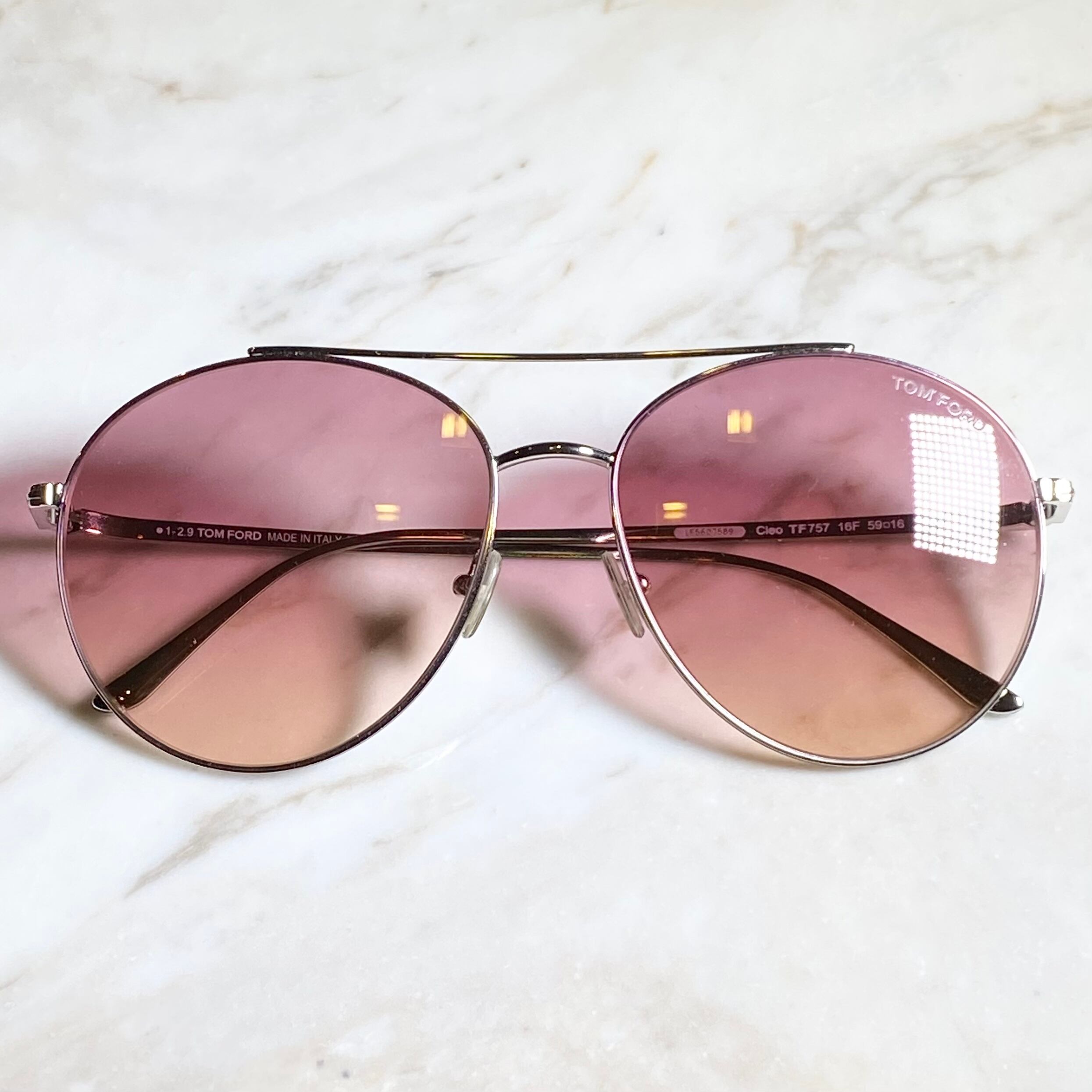 TOM FORD round frame sunglasses “Cleo” “TF757” | NOIR ONLINE 