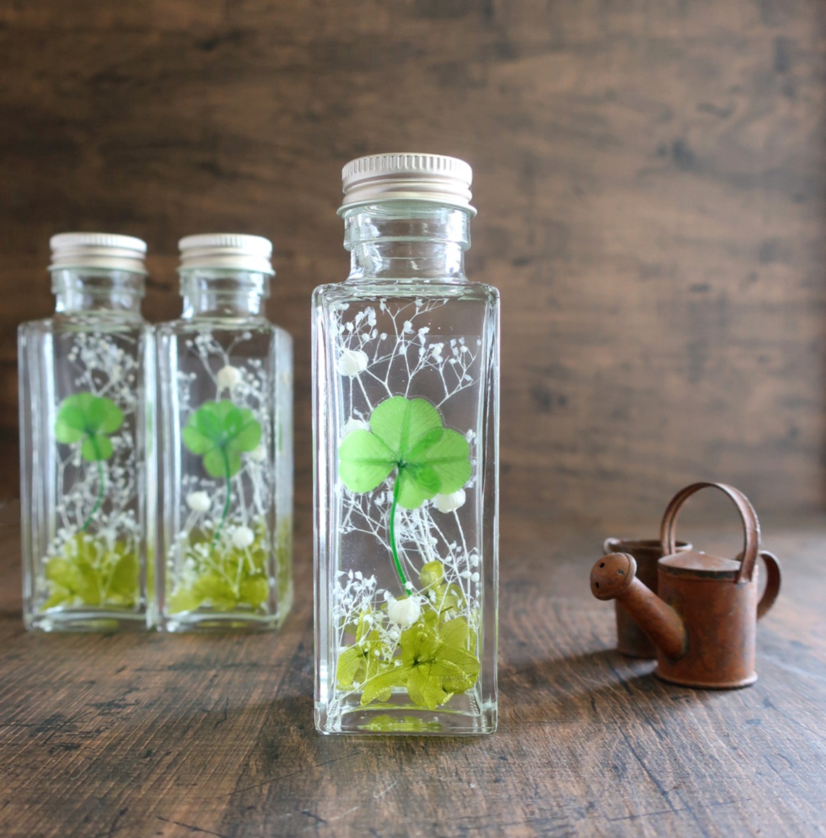 植物ノ瓶詰メ標本Collection 「四つ葉のクローバー」 | 花職人工房