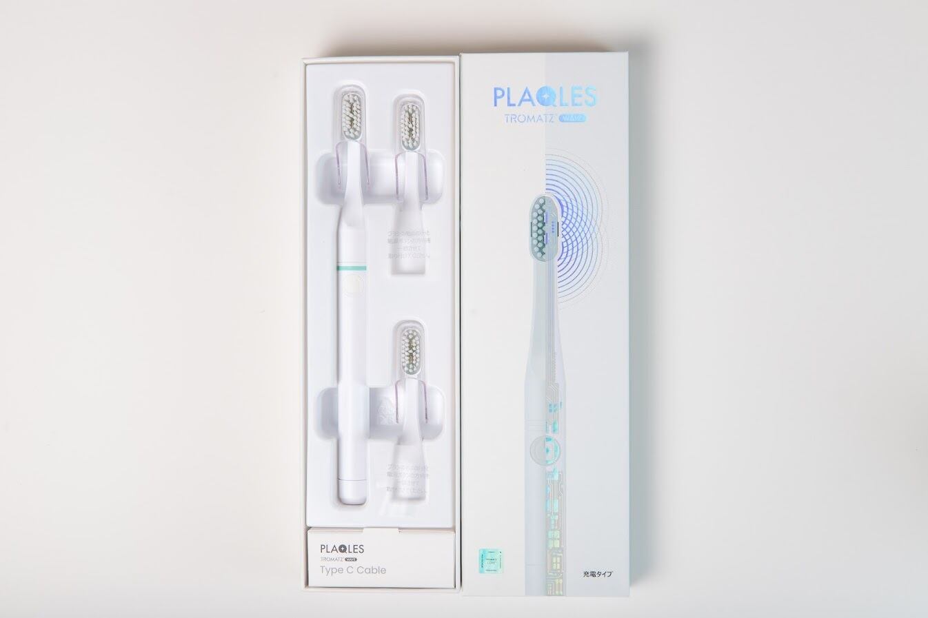 PLAQLES プラクレス バイオエレクトリカルオーラルケア歯ブラシ+替え2