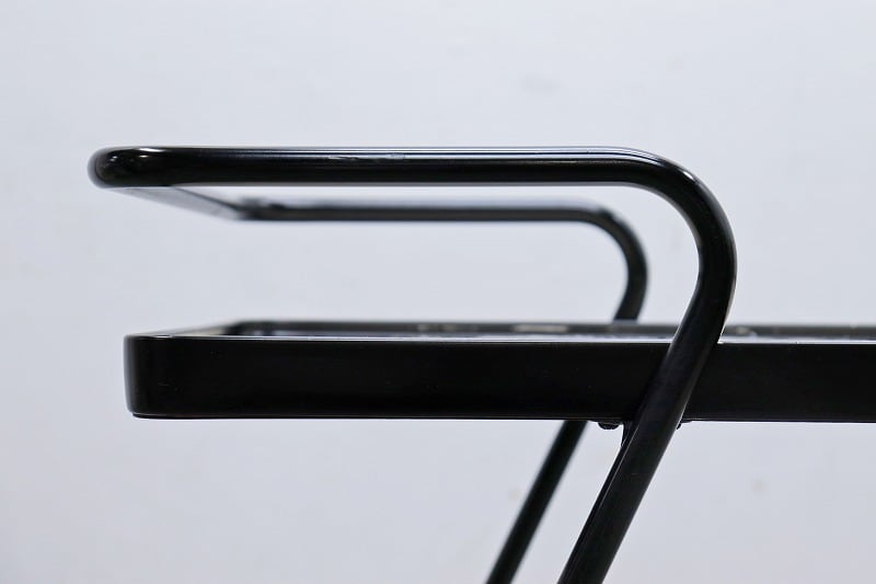 U.S. ヴィンテージ キッチン ワゴン トローリー シェルフ 化粧板